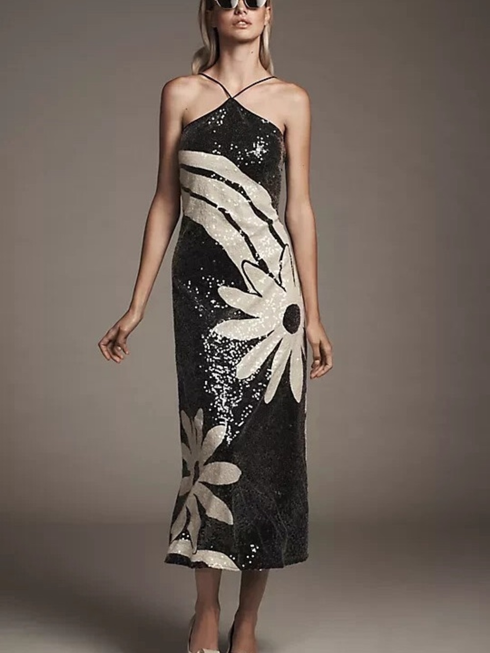 ✨ STUNNING FARM RIO X ANTHROPOLOGIE SEQUIN MIDI DRESS ✨
